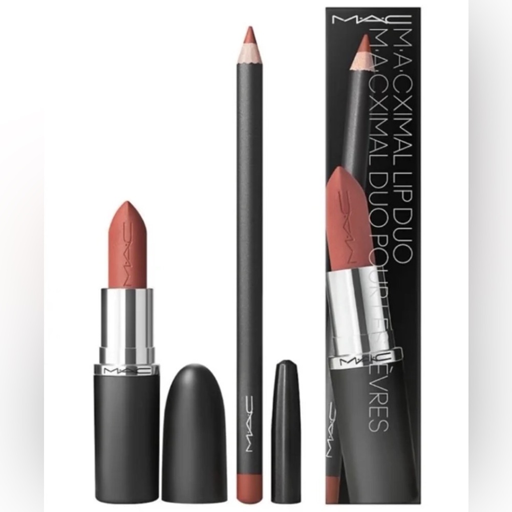 MAC Cosmetics Lipstick and Lip Liner Duo - Velvet Teddy/Spice